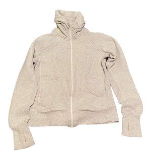 LULULEMON Full Zip Sweater *Light Gray* Size 6